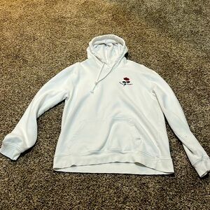 A white face the future hoodie size XL